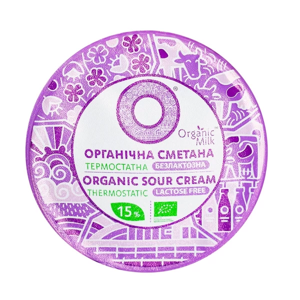 Organic Milk Smintina fara lactoza 15% 250g - image 2