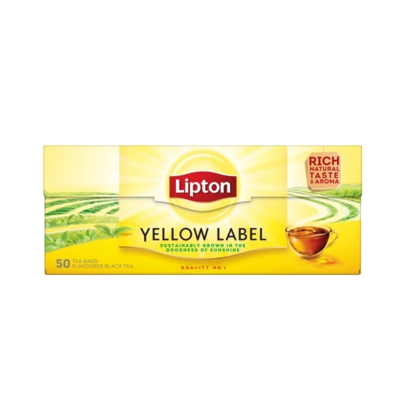 Lipton Ceai negru Yellow Label 50 pac - image 1