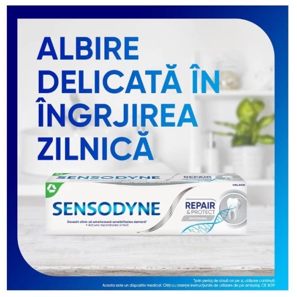 Sensodyne Pasta de dinti 75ml Repair and Protect Whitening - image 4