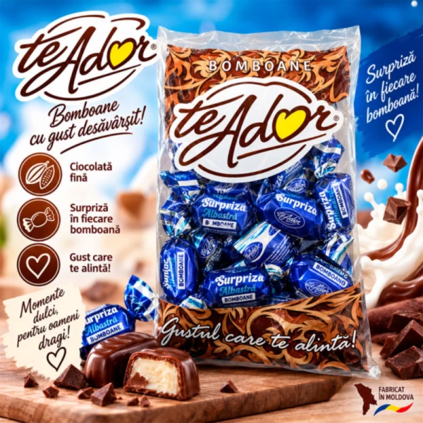 Te Ador Bomboane 200g Surpriza albastra - image 2