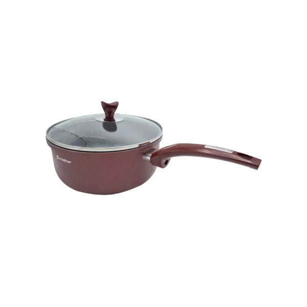 Schmitter Cratita ceramic cu coada+Capac aluminiu turnat 18cm, 2L - image 1