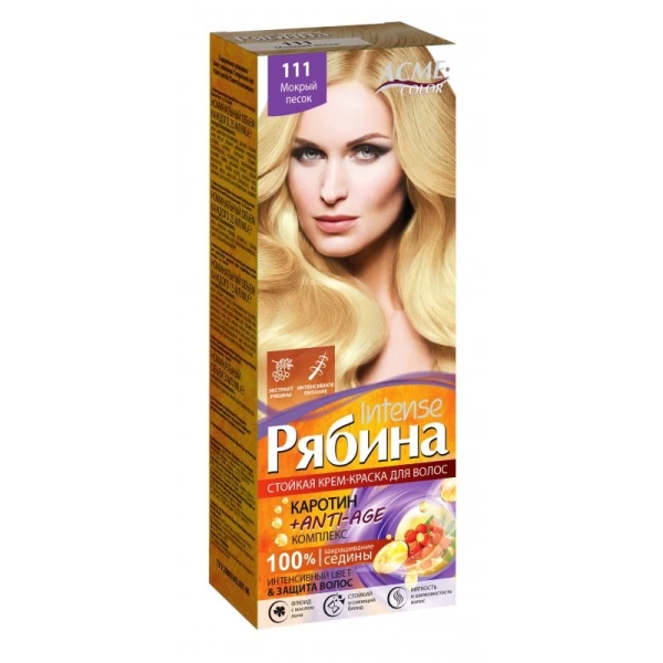 Vopsea pentru par ACME Riabina Intense, 111 - Nisip umed, 100 ml - image 1