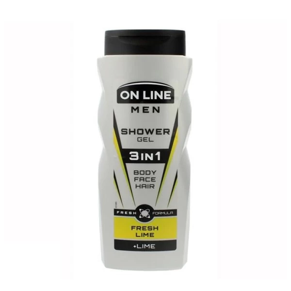 On Line Gel de dus 400ml Men Fresh Lime 3in1 - image 1
