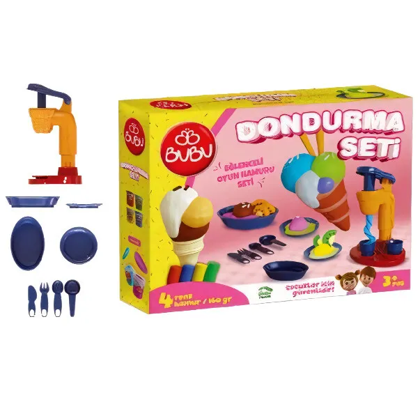 Set cu plastilina de modelat PLAY DOUGH Facem inghetata - image 3