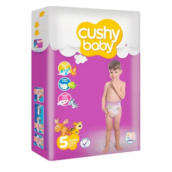 Cushy Baby Подгузники Junior Jumbo 11-25 кг 52 шт - image 1