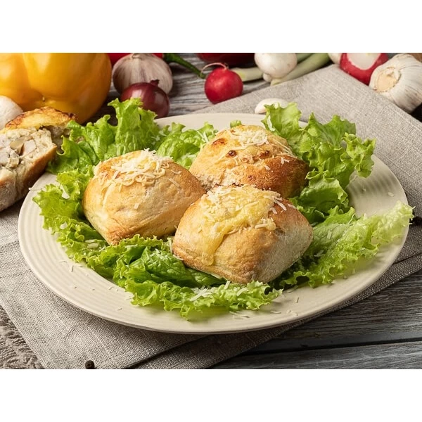 Gustland Жюльен из курицы в булочке 330г - image 2