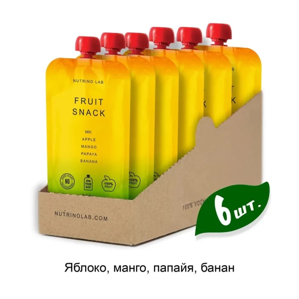 Nutrino Lab piure de mere, mango, papaya si banana 200 g - image 2