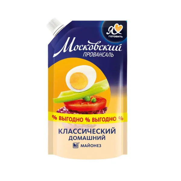 Maioneza Moskovskii provansal de casa 390 ml 55 % - image 1
