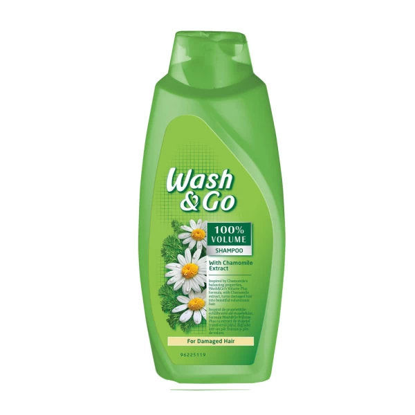 Шампунь Wash&Go для волос без блеска с экстрактом ромашки, 675 мл - image 1