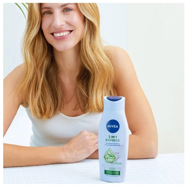 Nivea Sampon 2in1 Hair Care Express 400 ml - image 2