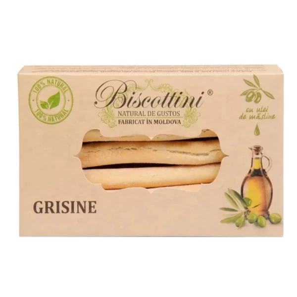 Biscottini Grisine cu masline 200 gr - image 1