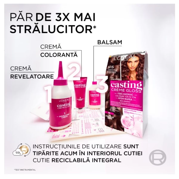 Casting Creme Gloss Vopsea de par 210 Negru Albastrui - image 4