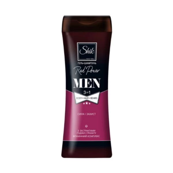Shik gel-sampon pentru barbati 300 ml Red Power - image 1