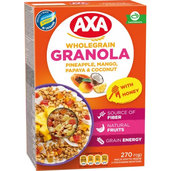 AXA Musli cu miere si fructe tropicale 270g - image 2