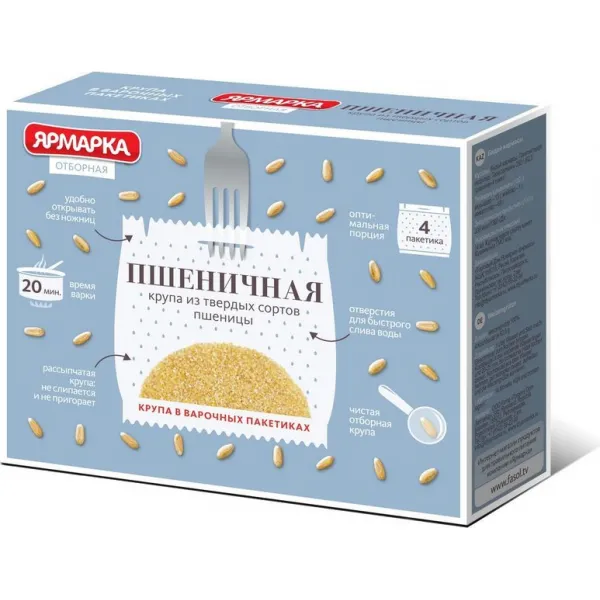 Crupe de griu Iarmarka Otbornaia 4х62,5gr - image 1