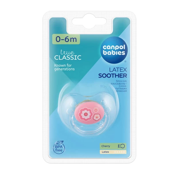Canpol Babies Nature Suzeta rotundă din silicon 0-6 luni, 22/410 - image 5