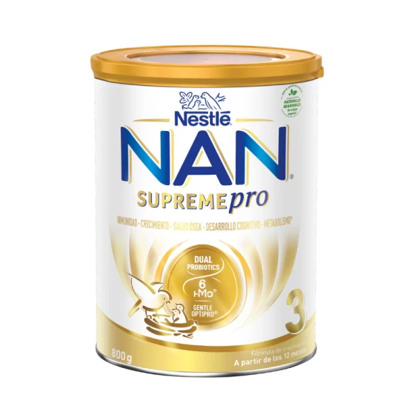 Formula de lapte praf Nestle NAN 3 Supreme Pro, 800g, 6-12 luni - image 1