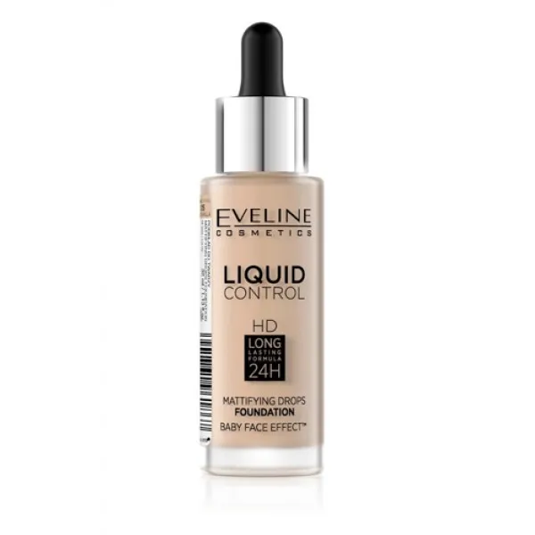 Eveline Fond de ten Liquid Control 32ml №015 Light vanila - image 1