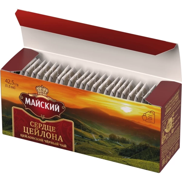 Чай Майский Сердце Цейлона 25 пак - image 2