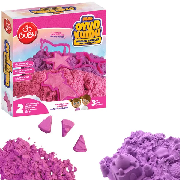 Set cu nisip kinetic si forme Unicorn - image 2