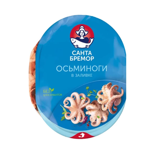 Санта Бремор Осьминог в заливке 180 г - image 1