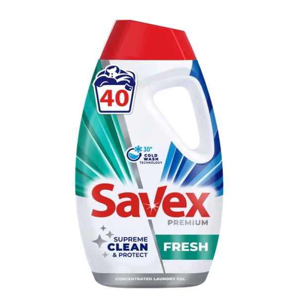 Savex Гель для стирки Savex Premium Fresh 1,8л - image 1