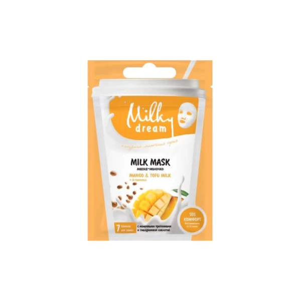 Milky Dream Masca pentru fata pinza Mango, Tofu milk 20ml - image 1