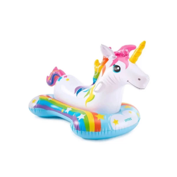 Pluta gonflabila Unicorn cu manere, 163×86 cm, pana la 40 kg, 3+ ani, Intex (57552) - image 1