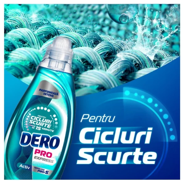 Dero Detergent de rufe lichid PRO Express Activ (37 spalari) 1.480L - image 3