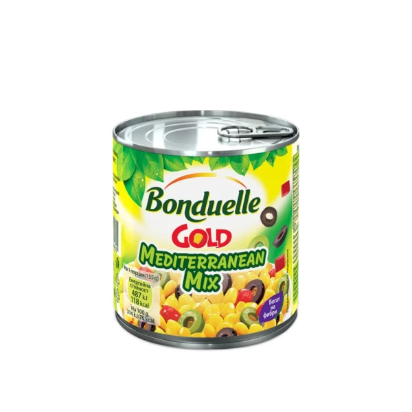 Bonduelle Овощная смесь Mediteraneean Mix Gold 425 мл - image 1