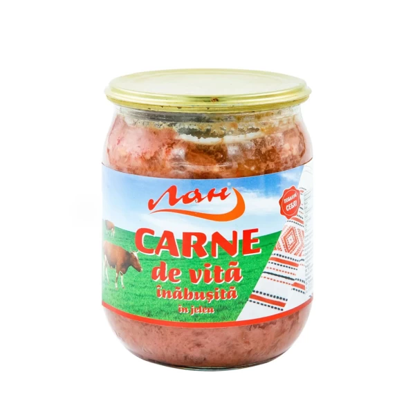 Conserve LAN din carne de vita inabusita 500g jeleu - image 1