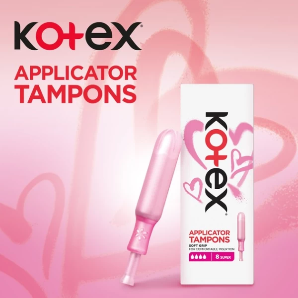 Kotex Super Tampoane cu aplicator 8 buc - image 3