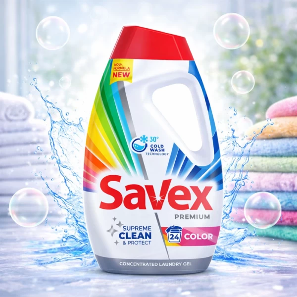 Savex Detergent lichid 0.96l Premium Color - image 2