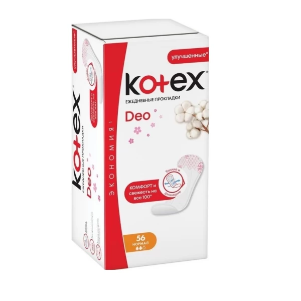 Kotex Absorbante zilnice 56 buc Deo Normal - image 1