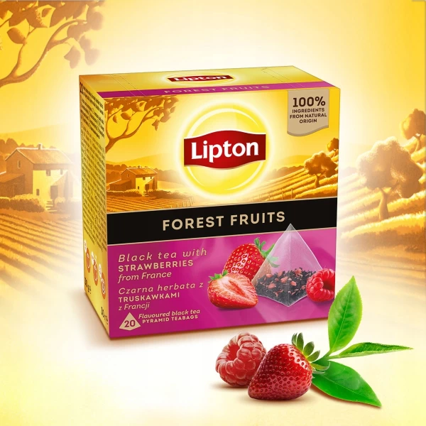 Lipton Чай черный ягодный 20 шт. - image 3