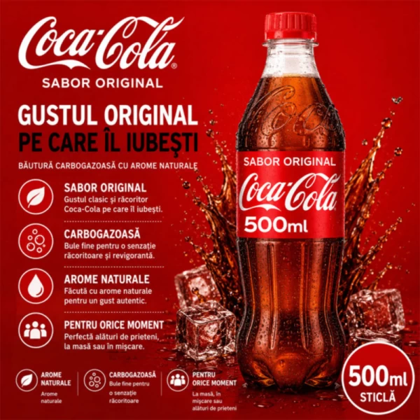Coca Cola Bautura carbogazoasă 500 ml - image 2