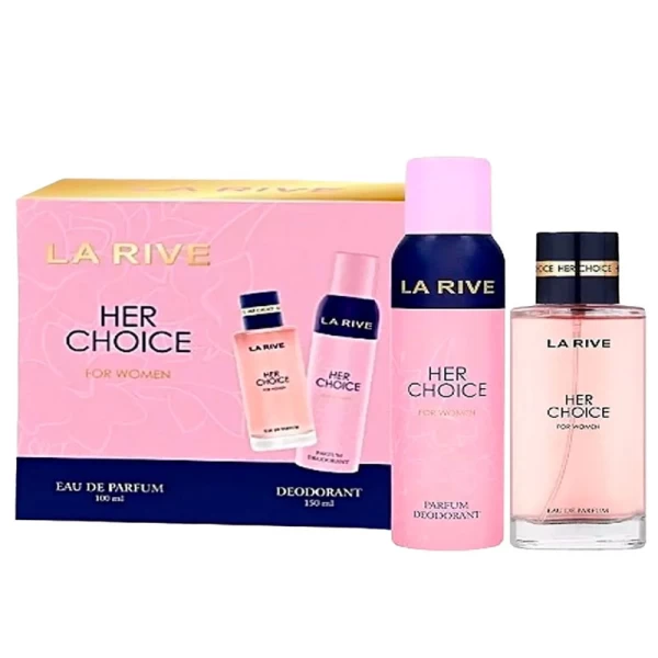 Набор La Rive Her Choice парф. вода 100 мл + дезодорант 150 мл - image 2