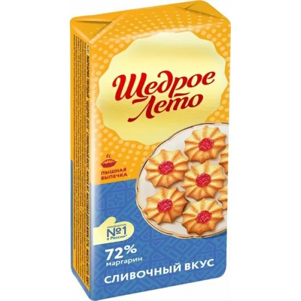 Щедрое лето Маргарин 72%, 500 г - image 2