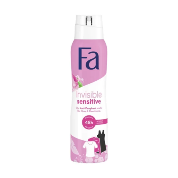 Fa Deodorant spray 150ml Invisible Sensitive - image 1