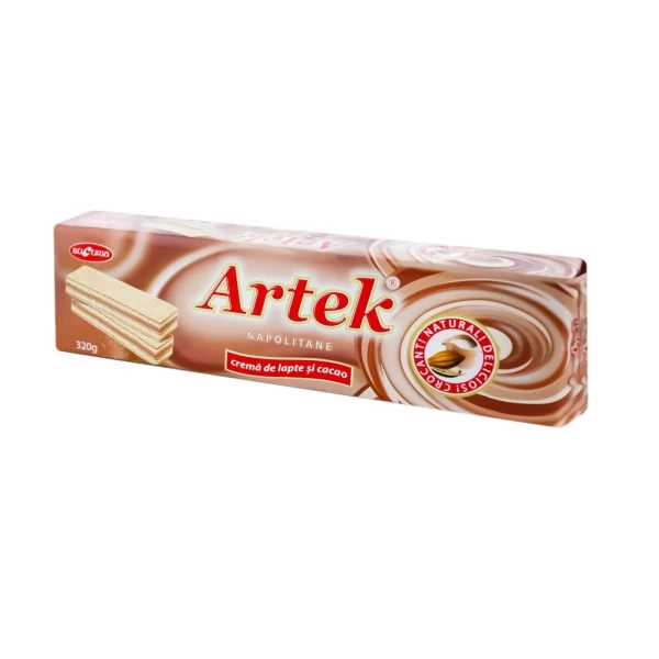 Napolitane Bucuria Artek cu crema de lapte si cacao 320g - image 2