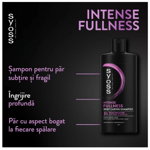 Syoss Sampon 440ml Full Hair 5 Density & Volume - image 2