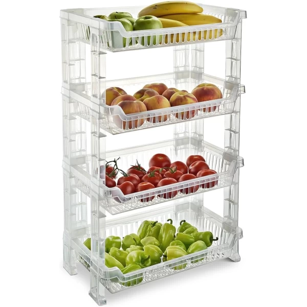 Proff Cutie pentru legume Proff cu 4 etaje (transparentă) - image 2