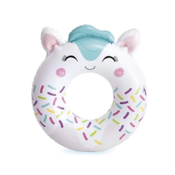 Colac gonflabil de înot cu design animal 76 cm, max. 40 kg, 3 modele, 8+ ani, Intex (59266) - image 1