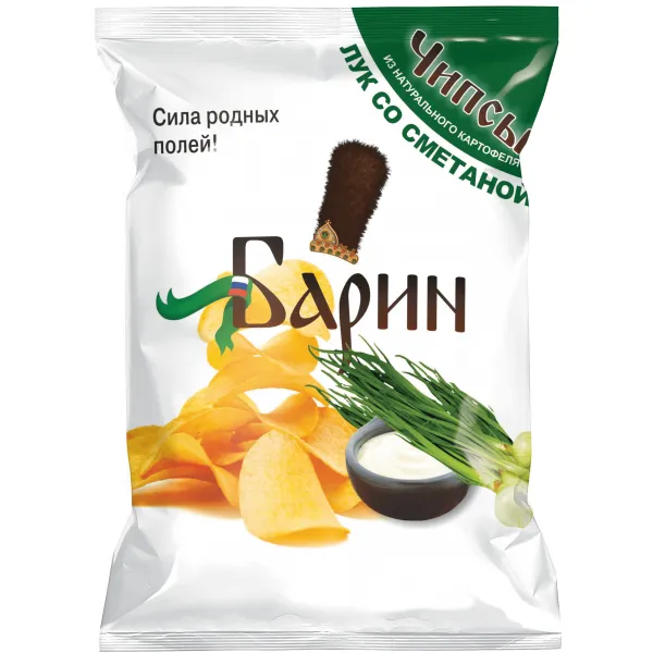 Barin Chipsuri din cartofi cu gust de Smantana si Ceapa 140 gr - image 1