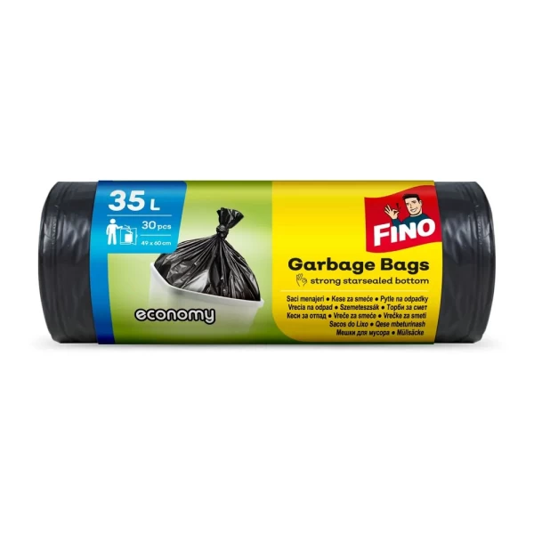 Fino Pungi pentru gunoi HD 35 L 30 buc - image 1