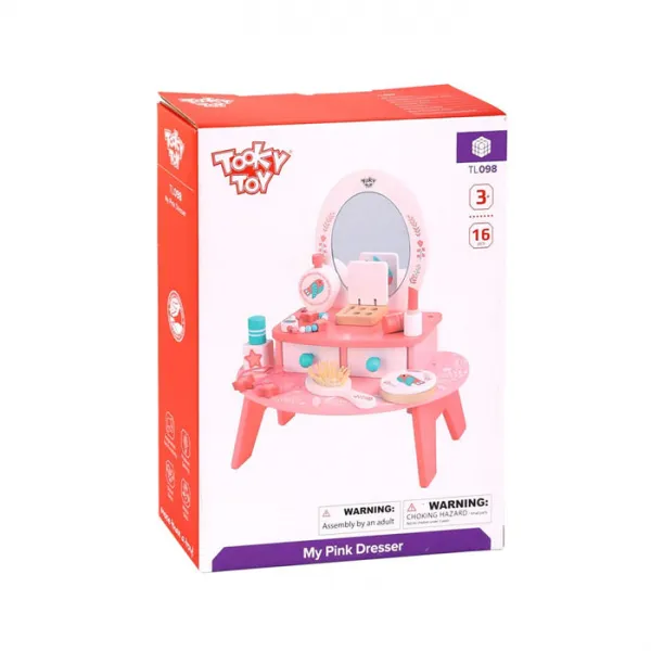 Jucarie set de frumusete din lemn pentru fete T098A - image 3