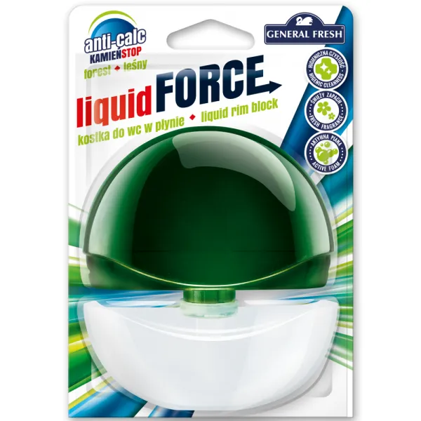 Ароматический туалетный блок General Fresh, жидкость 55мл Forest - image 1