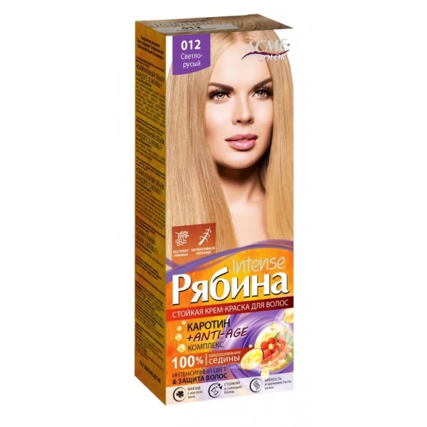 Краска для волос ACME Рябина Intense, 012 - Светло-русый, 100 мл - image 1