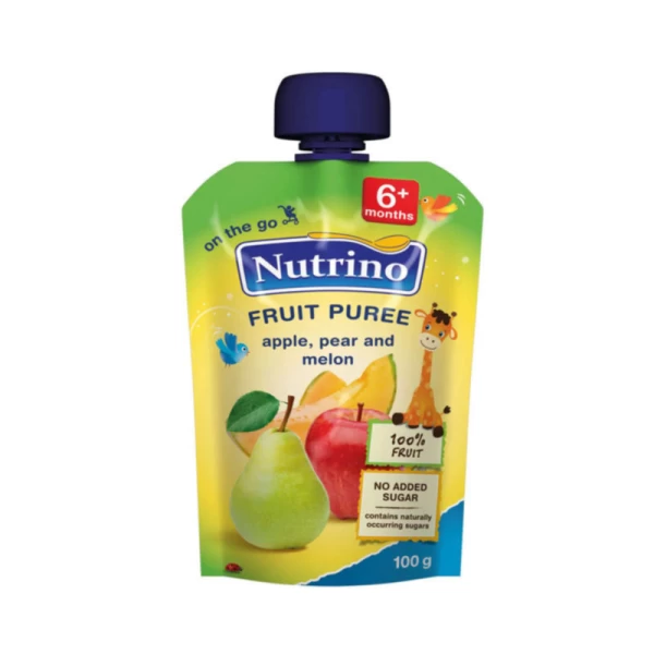 Nutrino Piure din mere, pere si pepeni galbeni (6 luni) 100g - image 2