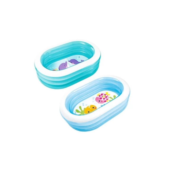 Piscina gonflabila pentru copii Prietenii marii 163x107x46 cm, 238L - image 2